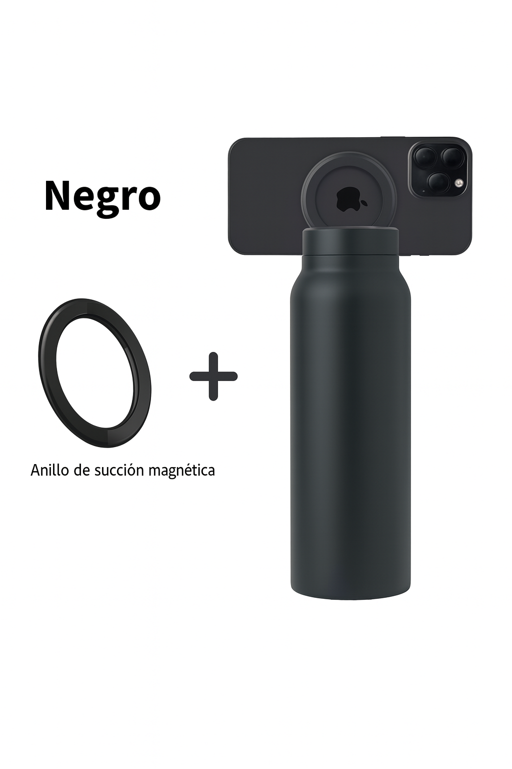 MagnetiCup™ – Termo de Acero Inoxidable con Porta Celular Magnético