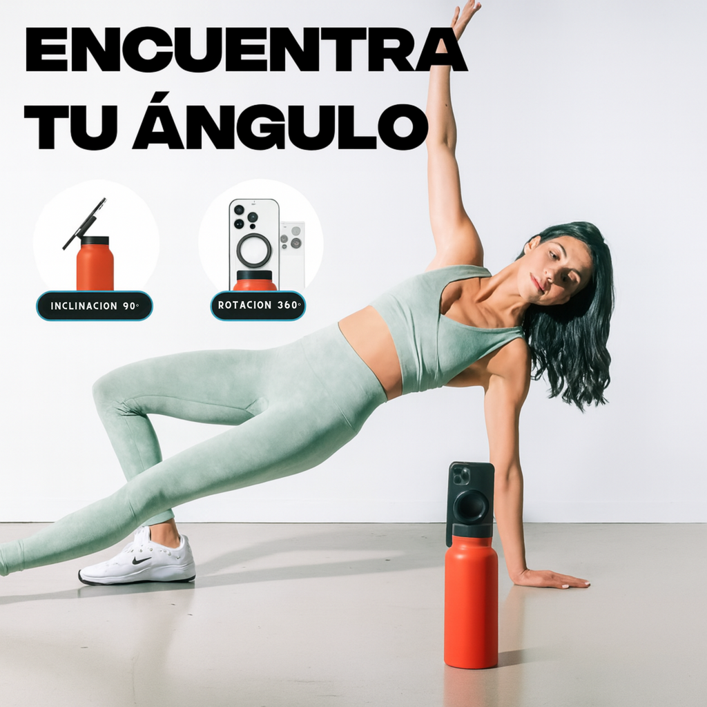 MagnetiCup™ – Termo de Acero Inoxidable con Porta Celular Magnético