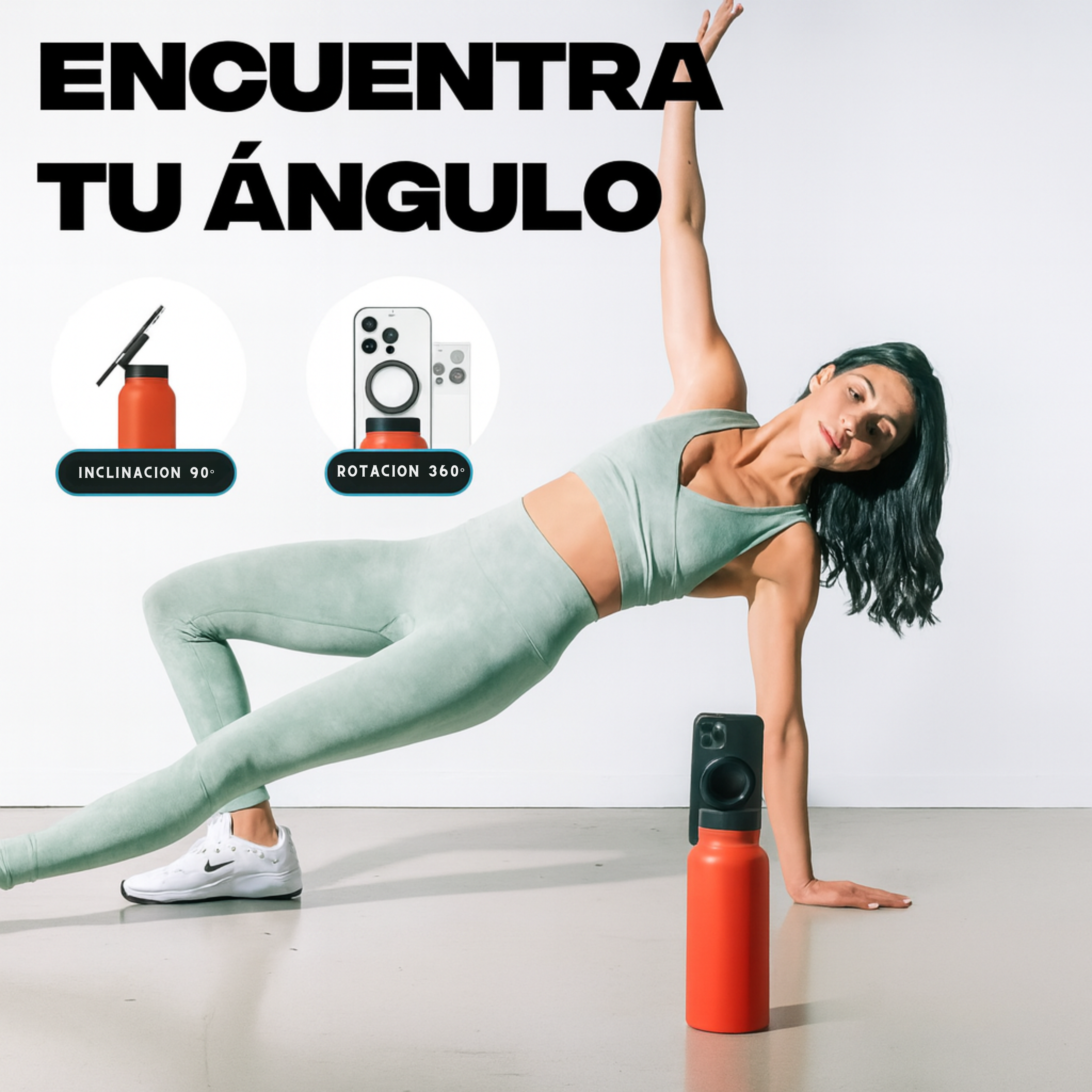 MagnetiCup™ – Termo de Acero Inoxidable con Porta Celular Magnético