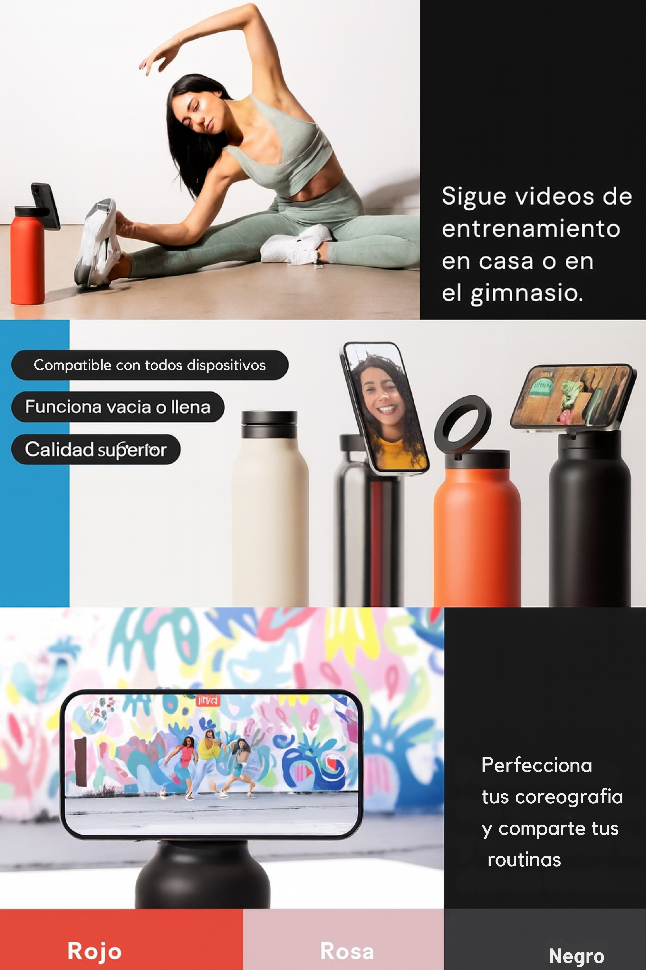 MagnetiCup™ – Termo de Acero Inoxidable con Porta Celular Magnético
